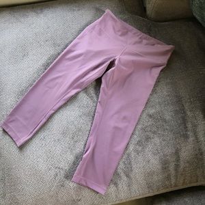 Lululemon Wunder Under Crop Dusty Mauve
